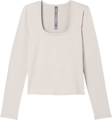 Vuori Halo Essential Scoop Neck Long-Sleeve Top - Women's