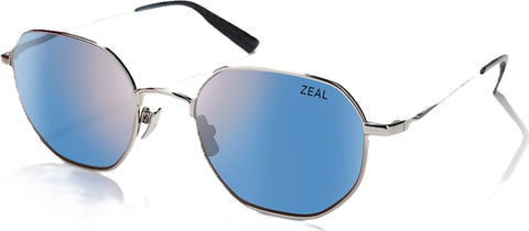 Zeal Optics Easterly Polarized Sunglasses - Silver - Horizon Blue Lens - Unisex