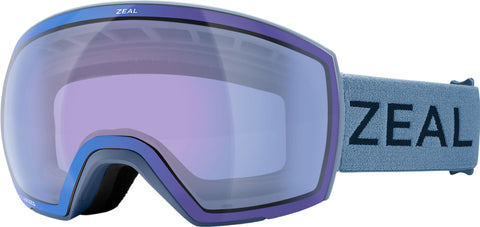 Zeal Optics Hangfire Ski Goggles - Blue Steel - Persimmon Sky Blue Mirror Lens