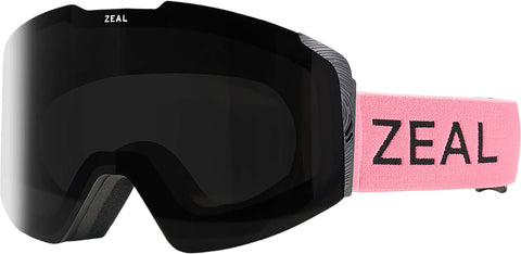 Zeal Optics Meridian RLs + ODT Ski Goggles - Margot - Dark Grey with Sky Blue Mirror Lens