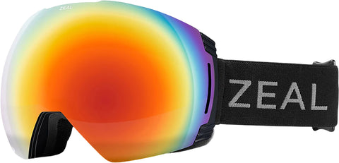 Zeal Optics Cloudfall XL RLs + ODT Ski Goggles - Dark Night - Polarized Phoenix Mirror with Sky Blue Mirror Lens