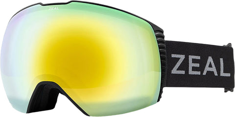 Zeal Optics Cloudfall RLs + ODT Ski Goggles - Dark Night - Polarized Alchemy with Sky Blue Mirror Lens