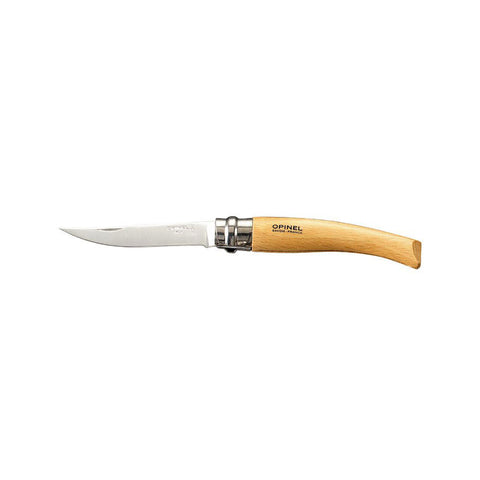 Opinel Slim Knife No.08 Beechwood Handle Stainless Blade