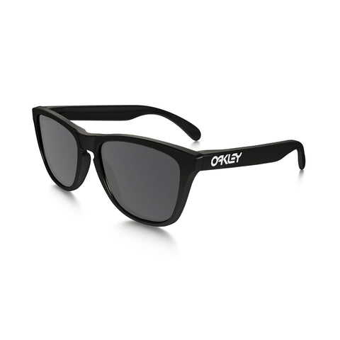 Oakley Frogskins Sunglasses - Polished Black - Grey Lens - Unisex