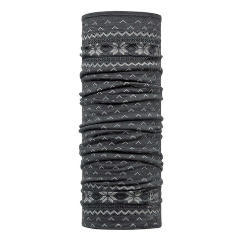 Buff Merino Printed Wool Neckwear - Unisex