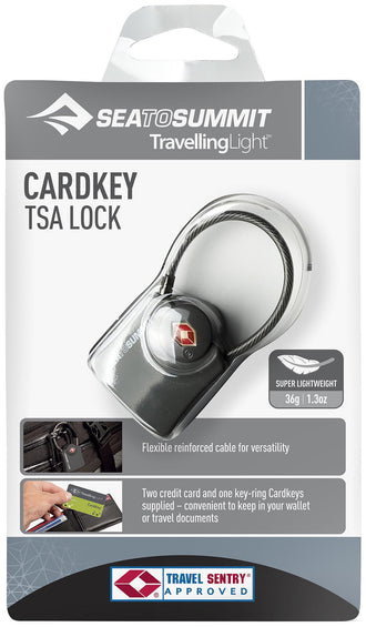 Sea to Summit TSA Travel Lock - Cardkey with Cable