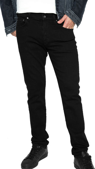 7 For All Mankind Luxe Sport Adrien Slim Tapered with Clean Pocket in Authentic Black - Men's