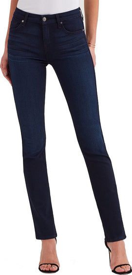 7 For All Mankind Denim The Kimmie Straight in Blue Black River Thames - Women's