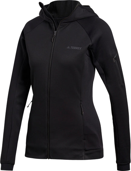 Adidas Technical Terrex Stockhorn Hooded Fleece Jacket - Women's
