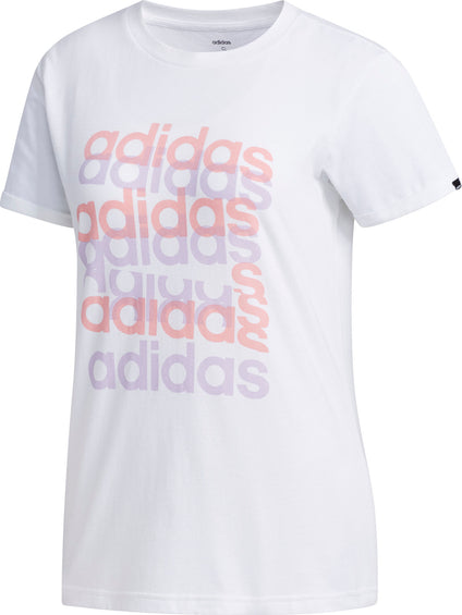 Adidas US Basics Big Graphic Short Sleeve Tee - Women's