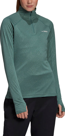 Adidas Terrex Tracerocker Half Zip Long Sleeve Tee - Women's