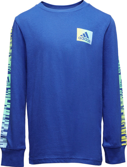 adidas Barcode Long Sleeve Tee - Boys