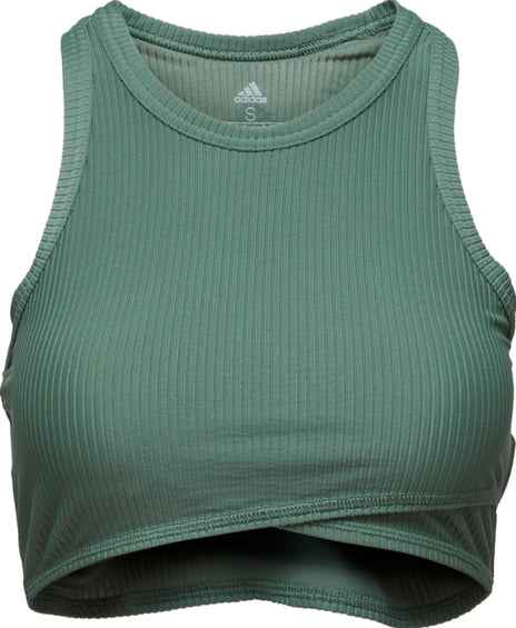 adidas Yoga Studio Wrapped Rib Tank Top - Women's