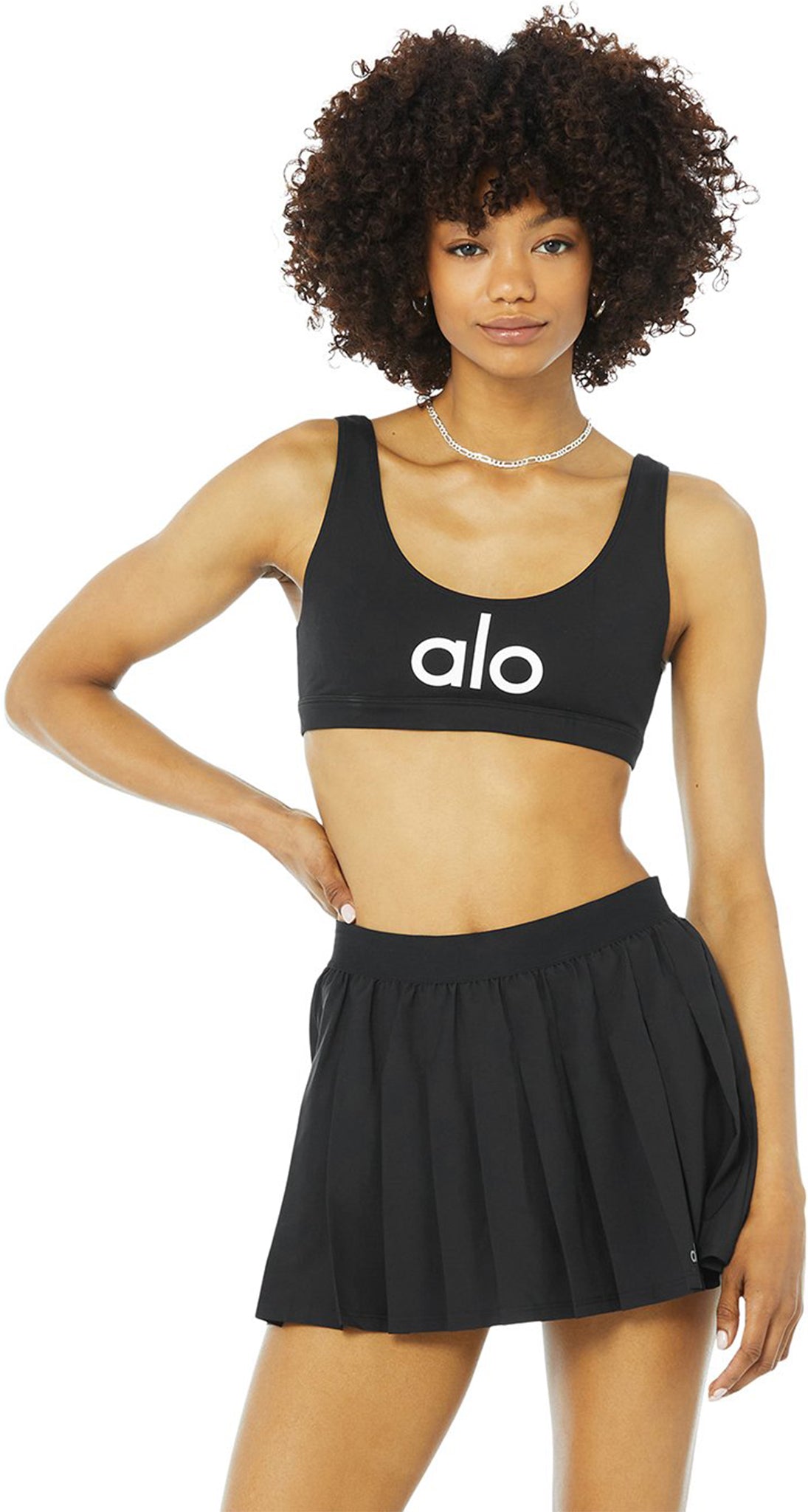 Alo Yoga Ambient Logo Bra - Women's