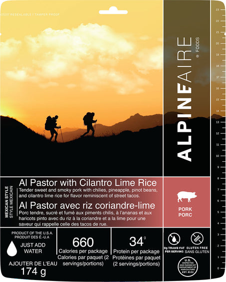 AlpineAire Foods Al Pastor with Cilantro Lime Rice