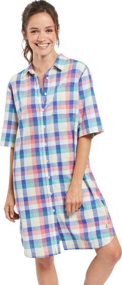 Armor Lux Cotton Checked Shirt Dress - Women's