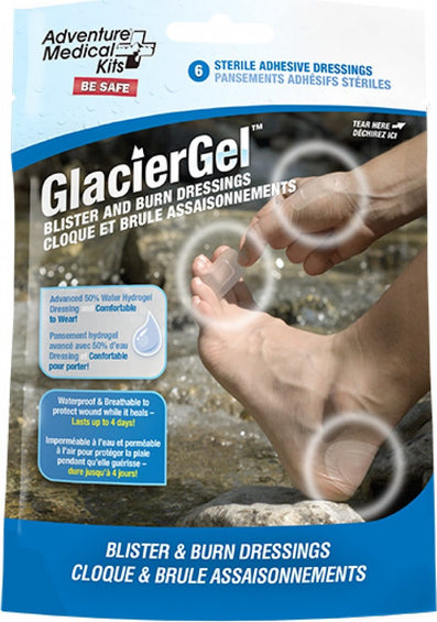Adventure Medical Kits GlacierGel Sterile adhesive Dressings for Blister and burn