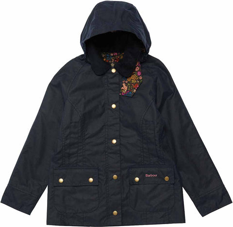 Barbour Beadnell Waxed Jacket - Girls