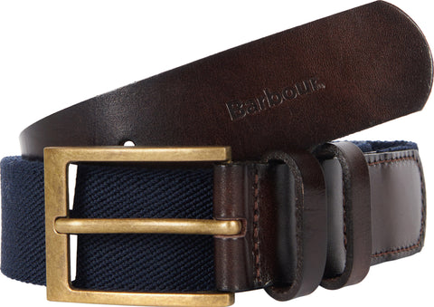 Barbour Albyn Leather Webbing Belt - Men's