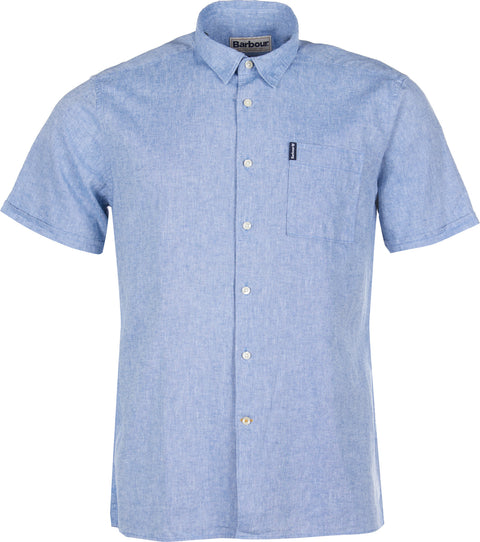 Barbour Linen Mix 1 Short Sleeves Summer Shirt - Men's