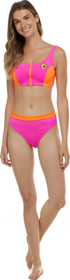 Body Glove 80S Throwback Marlee High Waisted Bikini Bottom - Women's