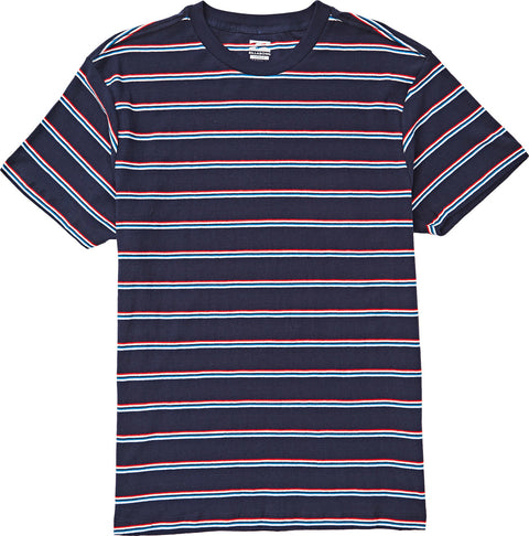 Billabong Die Cut Striped Crew T-shirt - Men's