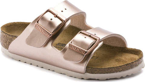 Birkenstock Arizona Birko-Flor Metallic Sandals [Narrow] - Big Kids