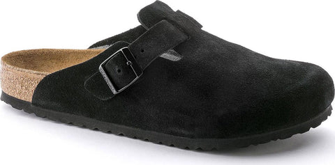 Birkenstock Boston Soft Footbed Suede Leather Mules [Narrow] - Unisex