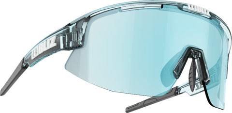 Bliz Matrix Sunglasses - Transparent Light - Smoke With Blue Multi Lens - Unisex