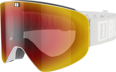 Bliz Flow Goggles - Grey - Brown with Red Multi Lens