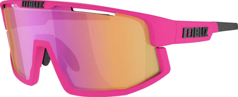 Bliz Vision Sunglasses - Pink - Brown with Pink Multi Lens - Unisex