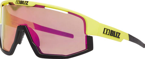 Bliz Fusion Goggles - Matt Yellow - Purple Multi - Unisex