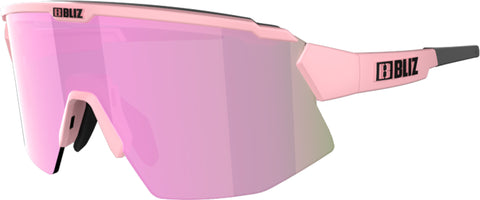Bliz Breeze Small Sunglasses - Matt Pink - Brown with Rose Multi Lens