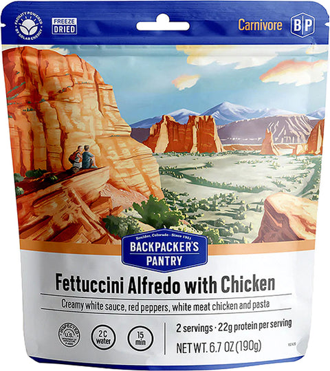 Backpacker's Pantry Fettuccini Alfredo with Chicken