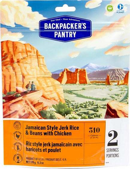 Backpacker's Pantry Jamaican Jerk Rice & Beans with Chicken