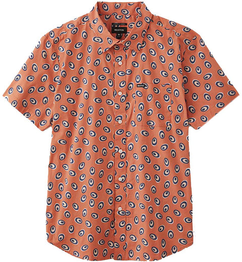 Brixton Charter Print Short Sleeve Woven Shirt - Men's