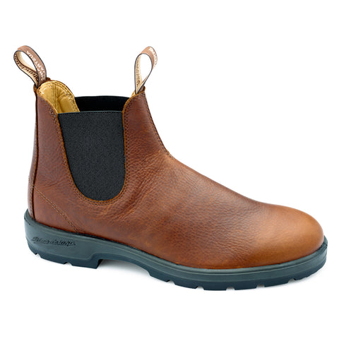 Blundstone 1445 - Leather Lined Pebbled Brown Boots - Unisex
