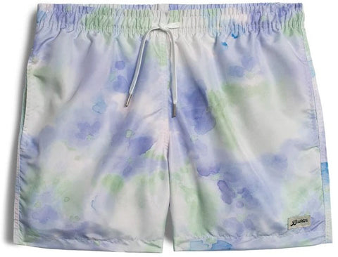 Bather Purple Tie-Dye Swim Trunk - Men's