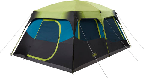 Coleman Dark Room Cabin Camping Tent With Fast Pitch Setup 10-Person 