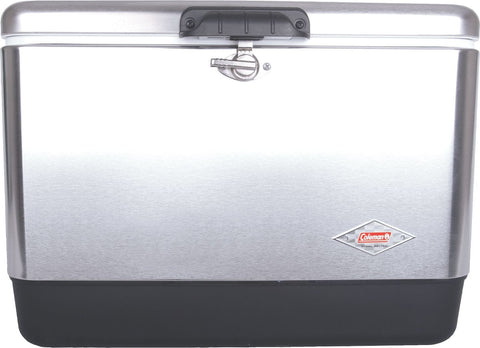 Coleman Steel Belted Stainless Cooler 51 L