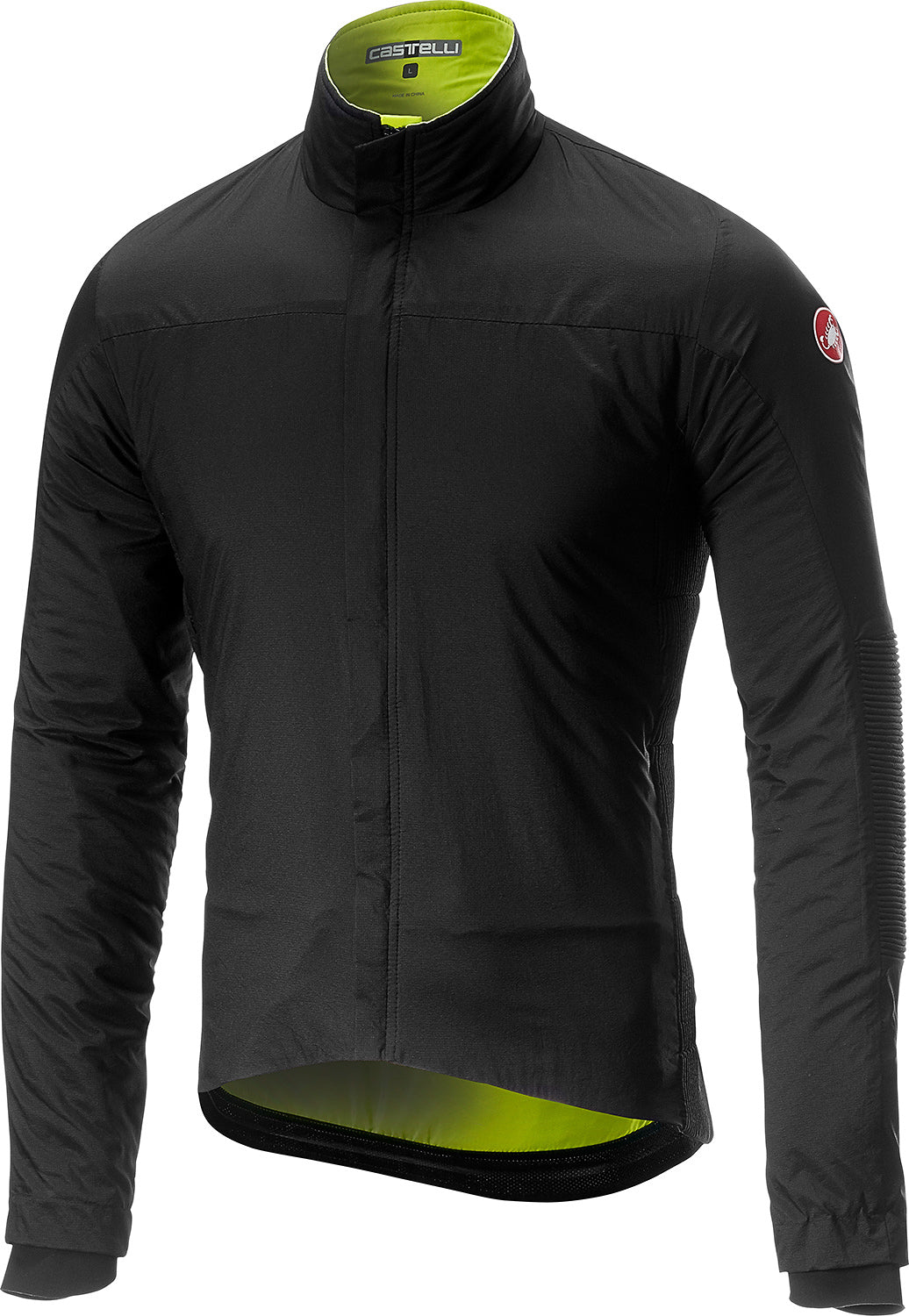 Castelli ELEMENT LITE JACKET M ブラック/ライム Castelli Elemento Lite Jacket - Men's | Altitude Sports