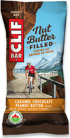 Clif Bar Nut Butter Filled  Caramel, Chocolate and Peanut Butter Energy Bar