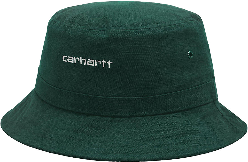 Carhartt WIP Script Bucket Hat Treehouse / White