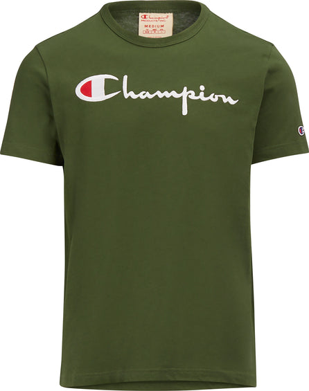 Champion Reverse Weave Crewneck Full Script Logo T-Shirt - Men's