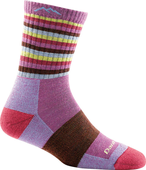 Darn Tough Stripes Micro Crew Cushion Socks - Women's