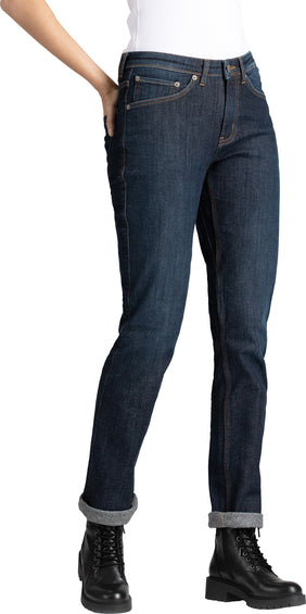 Duer Fireside Denim Slim Fit Straight Jeans - Women's