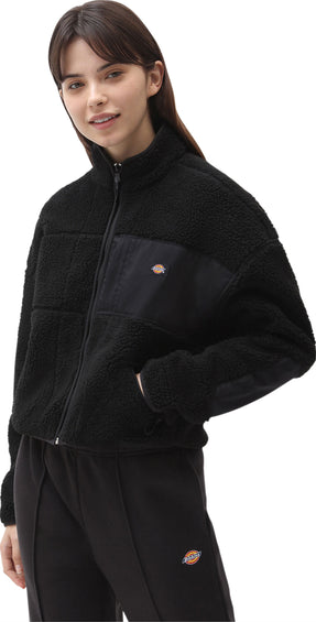 Dickies Red Chute Full Zip Fleece Sweatshirt - Women's