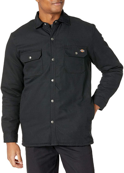 Dickies Flannel Lined Duck Shirt Jacket with Hydroshield - Men's