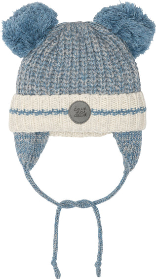 Deux par Deux Earflap Winter Hat - Baby Girl