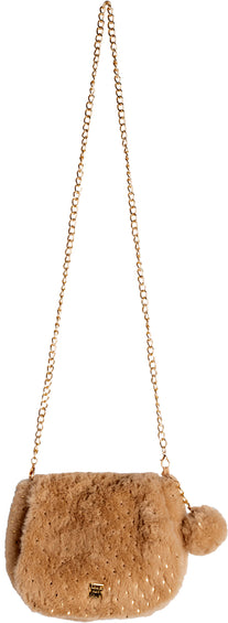 Deux par Deux Fake Fur Crossbody Bag - Girl